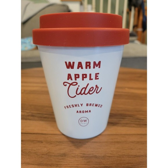 DW HOME Scented Candle Cup of Joe Collection Warm Apple Cider 11oz NWT - Picture 2 of 4